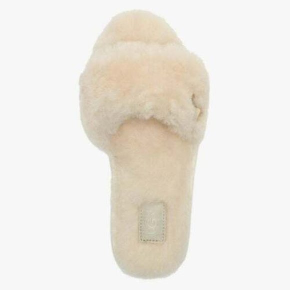 UGG FLUFF II SLIDES NATURAL COLOR - Picture 1 of 3